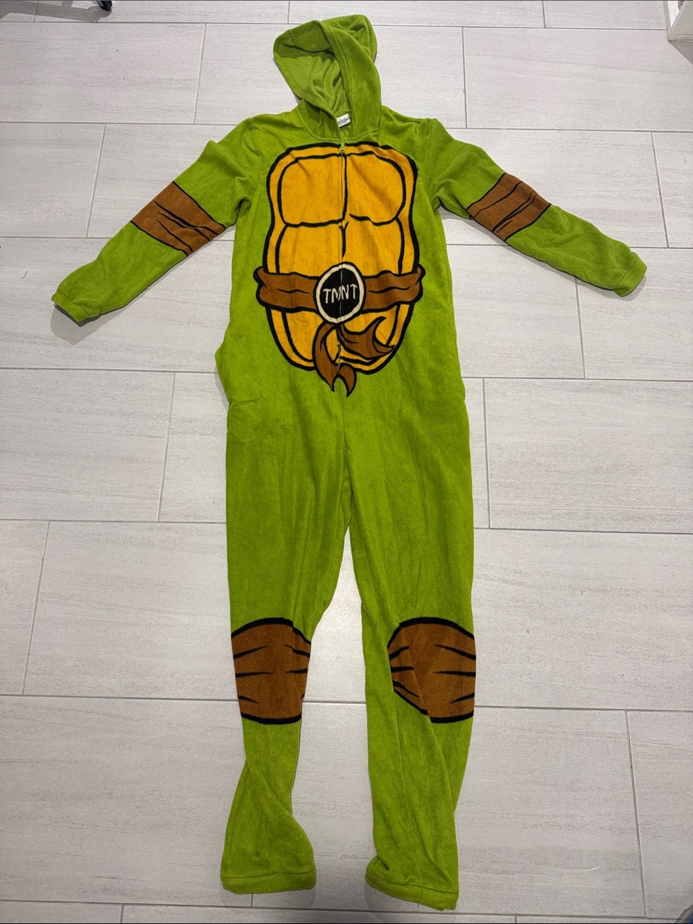 Teenage Mutant Ninja Turtles Green Hooded Kids Costume Onesie